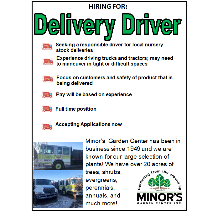 Delivery Driver job description